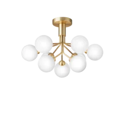Clearance Nuura Apiales 9 taklampe messing/opal Messing / Opal