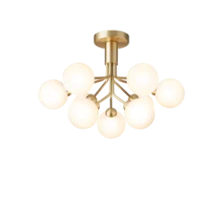 Clearance Nuura Apiales 9 taklampe messing/opal Messing / Opal