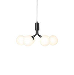New Nuura Apiales 6 taklampe satin Svart / Opal