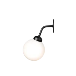 Clearance Nuura Apiales vegglampe - direkte montering - Svart/Opal Svart / Opal