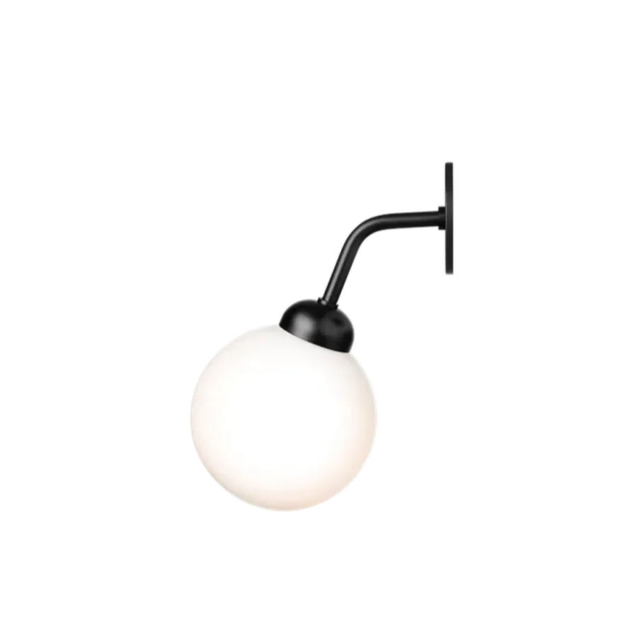Clearance Nuura Apiales vegglampe - direkte montering - Svart/Opal Svart / Opal