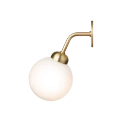 New Nuura Apiales vegglampe - direkte montering - messing/Opal Messing / Opal