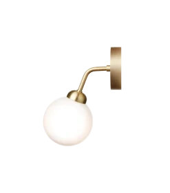 Hot Nuura Apiales vegglampe - messing/Opal Messing / Opal