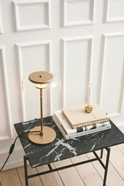 Clearance Nuura Blossi bordlampe Messing / Klar