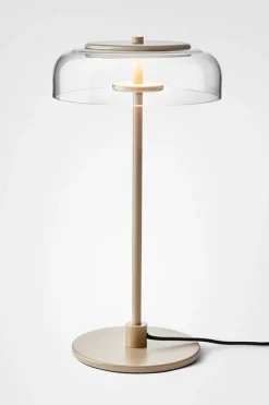 Clearance Nuura Blossi bordlampe Messing / Klar