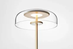 Clearance Nuura Blossi bordlampe Messing / Klar