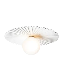 Best Nuura Liila Muuse vegglampe/taklampe - medium - Hvit / Opal