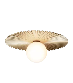 Hot Nuura Liila Muuse vegglampe/taklampe - medium - Messing / Opal