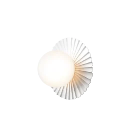 Hot Nuura Liila Muuse vegglampe/taklampe - small - Hvit / Opal