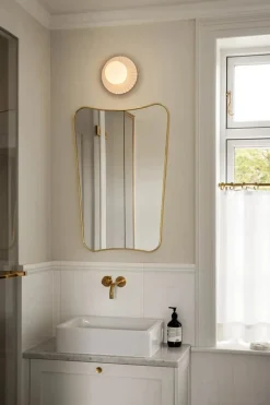 Hot Nuura Liila Muuse vegglampe/taklampe - small - Hvit / Opal