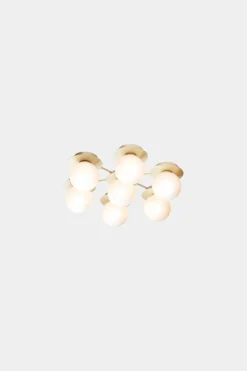 Discount Nuura Liila Star / opal glass Messing / Opal