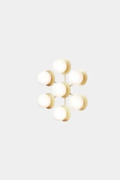 Discount Nuura Liila Star / opal glass Messing / Opal