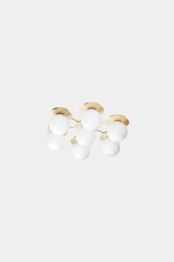 Discount Nuura Liila Star / opal glass Messing / Opal