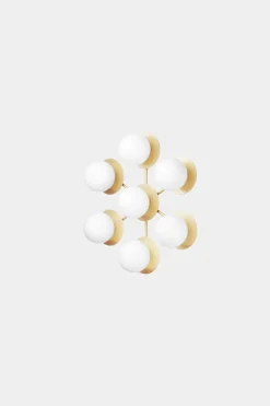 Discount Nuura Liila Star / opal glass Messing / Opal