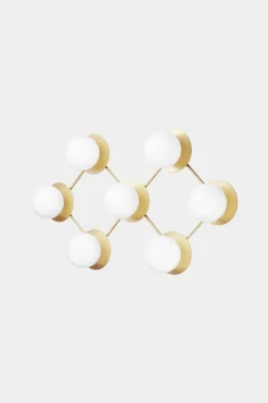 Best Nuura Liila 7 taklampe/vegglampe - opal Messing / Opal