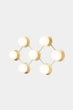 Best Nuura Liila 7 taklampe/vegglampe - opal Messing / Opal