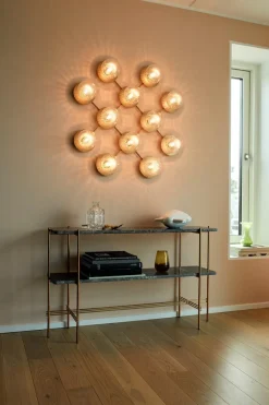 Sale Nuura Liila 12 taklampe/vegglampe - optic Messing