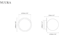 Nuura Liila 1 utendørslampe - /optic Svart