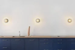Outlet Nuura Liila 1 vegglampe/taklampe - medium - nordic gold / optikk Bronse / Messing