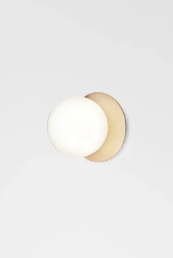 Discount Nuura Liila 1 vegglampe/taklampe - medium - nordic gold / opal Messing / Opal