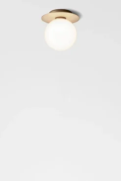 Discount Nuura Liila 1 vegglampe/taklampe - medium - nordic gold / opal Messing / Opal