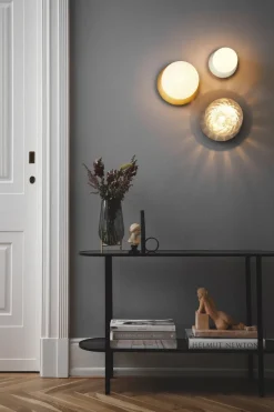Best Nuura Liila 1 vegglampe/taklampe - large - light silver/opal Krom / Opal