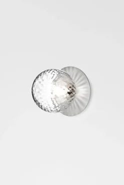Sale Nuura Liila 1 vegglampe/taklampe - medium - light silver / optikk Krom