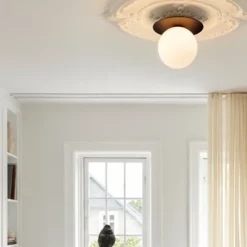 Sale Nuura Liila 1 vegglampe/taklampe - large - Bronse / Opal