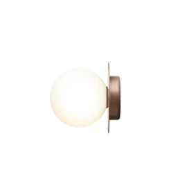 New Nuura Liila 1 vegglampe/taklampe - medium - bronse/opal Bronse / Opal