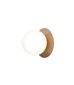 New Nuura Liila 1 vegglampe/taklampe - medium - bronse/opal Bronse / Opal