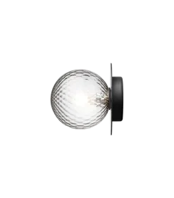 Best Nuura Liila 1 vegglampe/taklampe - medium - / optic Svart