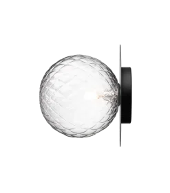 Sale Nuura Liila 1 vegglampe/taklampe - large - / optikk Svart