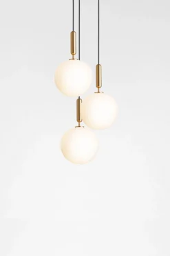 Outlet Nuura Miira 3 large Messing / Opal