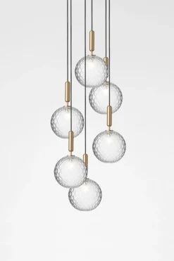 Outlet Nuura Miira 6 large / optikk Messing