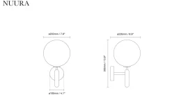 Clearance Nuura Miira utendørslampe - / optikk Svart