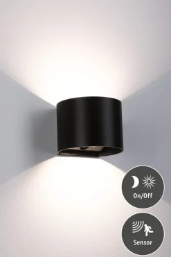 Hot Paulmann Nyara rund oppladbar vegglampe opp/ned lys med sensor
