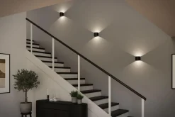 Hot Paulmann Nyara rund oppladbar vegglampe opp/ned lys med sensor