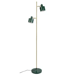 Best Dyberg Larsen Ocean gulvlampe 2-lys 160 cm Rød / Messing