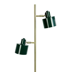 Best Dyberg Larsen Ocean gulvlampe 2-lys 160 cm Rød / Messing