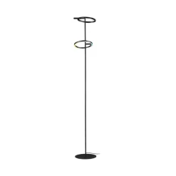 Best Paulmann Odila gulvlampe 2 x 10,4W - Dimbar Svart / Krom