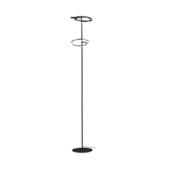 Best Paulmann Odila gulvlampe 2 x 10,4W - Dimbar Svart / Krom