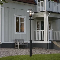 New Konstsmide Orion stolpe 240cm - Svart