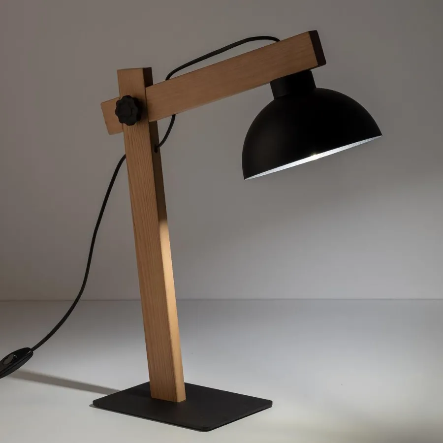 New TK Lighting Oslo bordlampe Brun