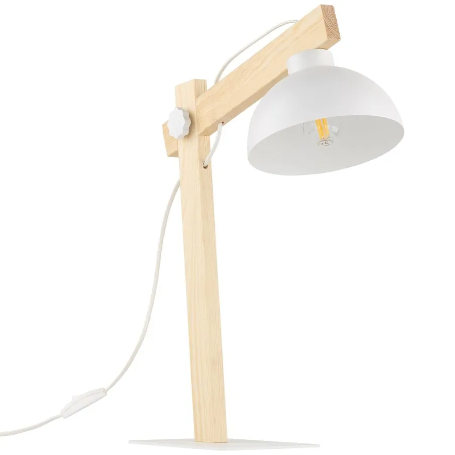 New TK Lighting Oslo bordlampe Brun