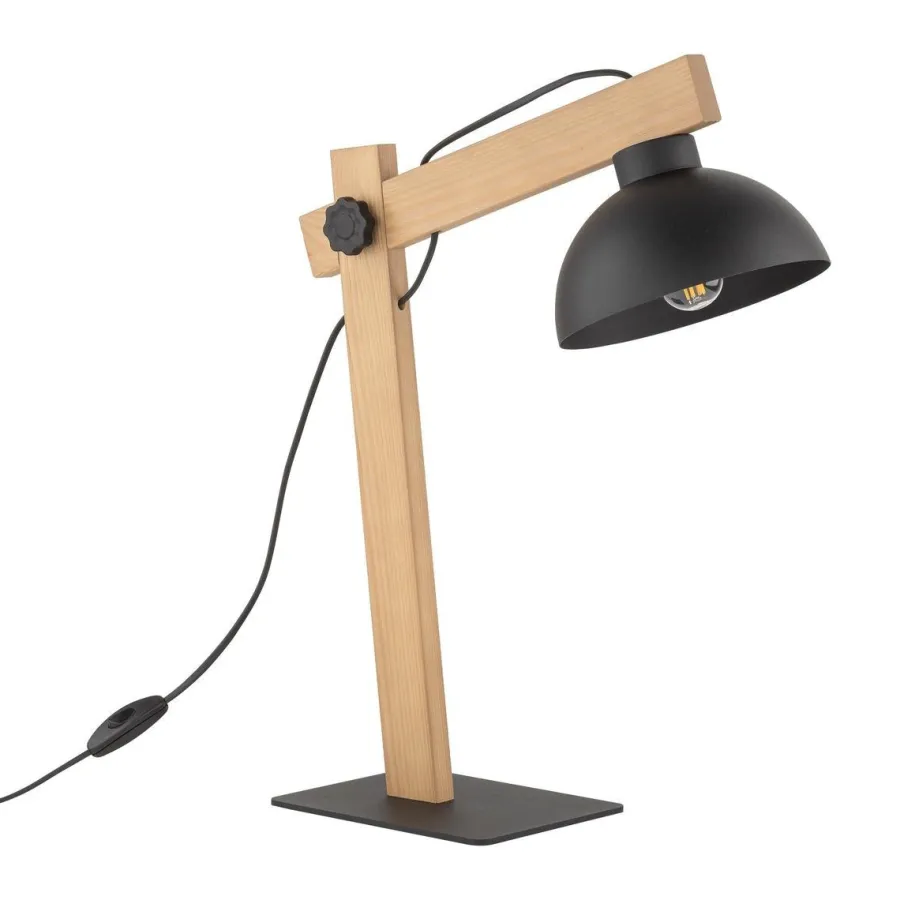 New TK Lighting Oslo bordlampe Brun