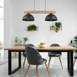 Hot TK Lighting Oslo takpendel 2-lys Svart