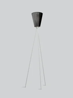 Outlet Northern Oslo Wood gulvlampe lysegrå med skjerm