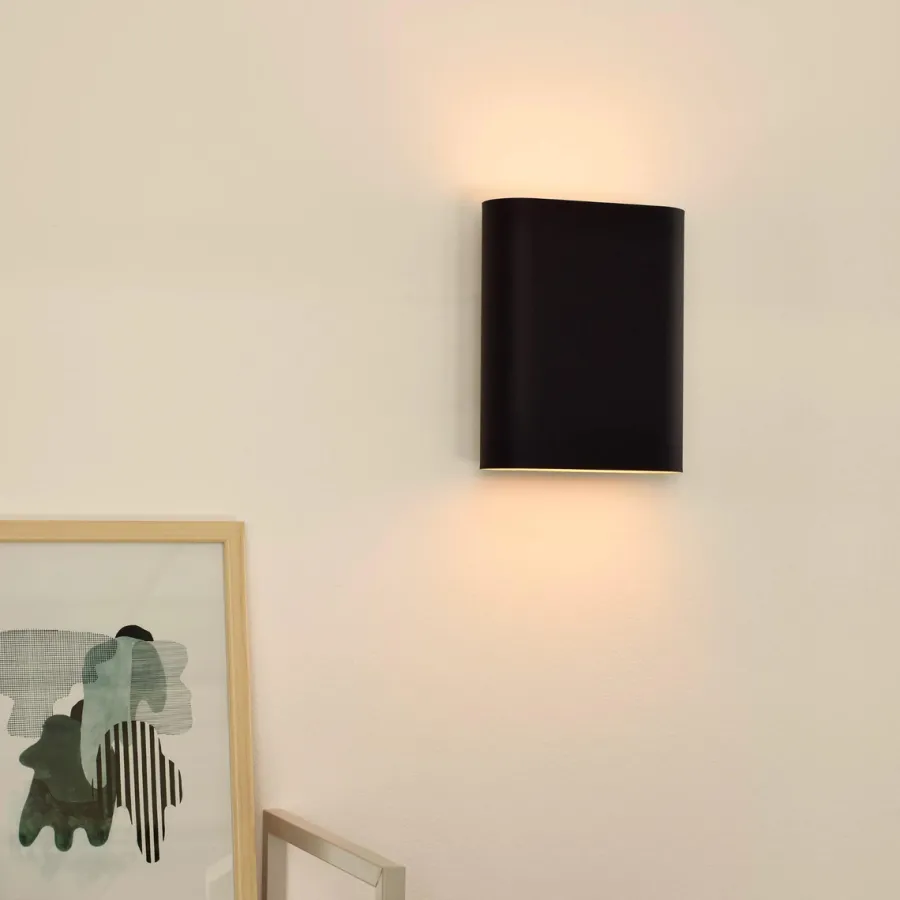 Discount Lucide Ovalis vegglampe opp/ned