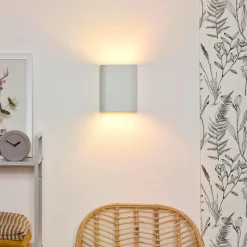 Discount Lucide Ovalis vegglampe opp/ned