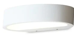 New NorDesign Ovali vegglampe LED - Hvit